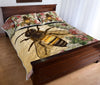 Bee Flower Tear Quilt Bed Set - Love Quilt Bedding Set