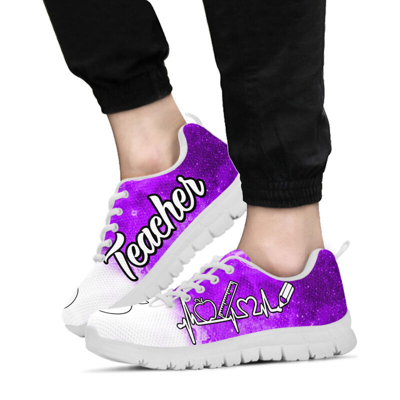 Teacher Galaxy Pw Sneakers, Running Shoes, Shoes For Women, Shoes For Men, Custom Shoes, L- Love Sneakers