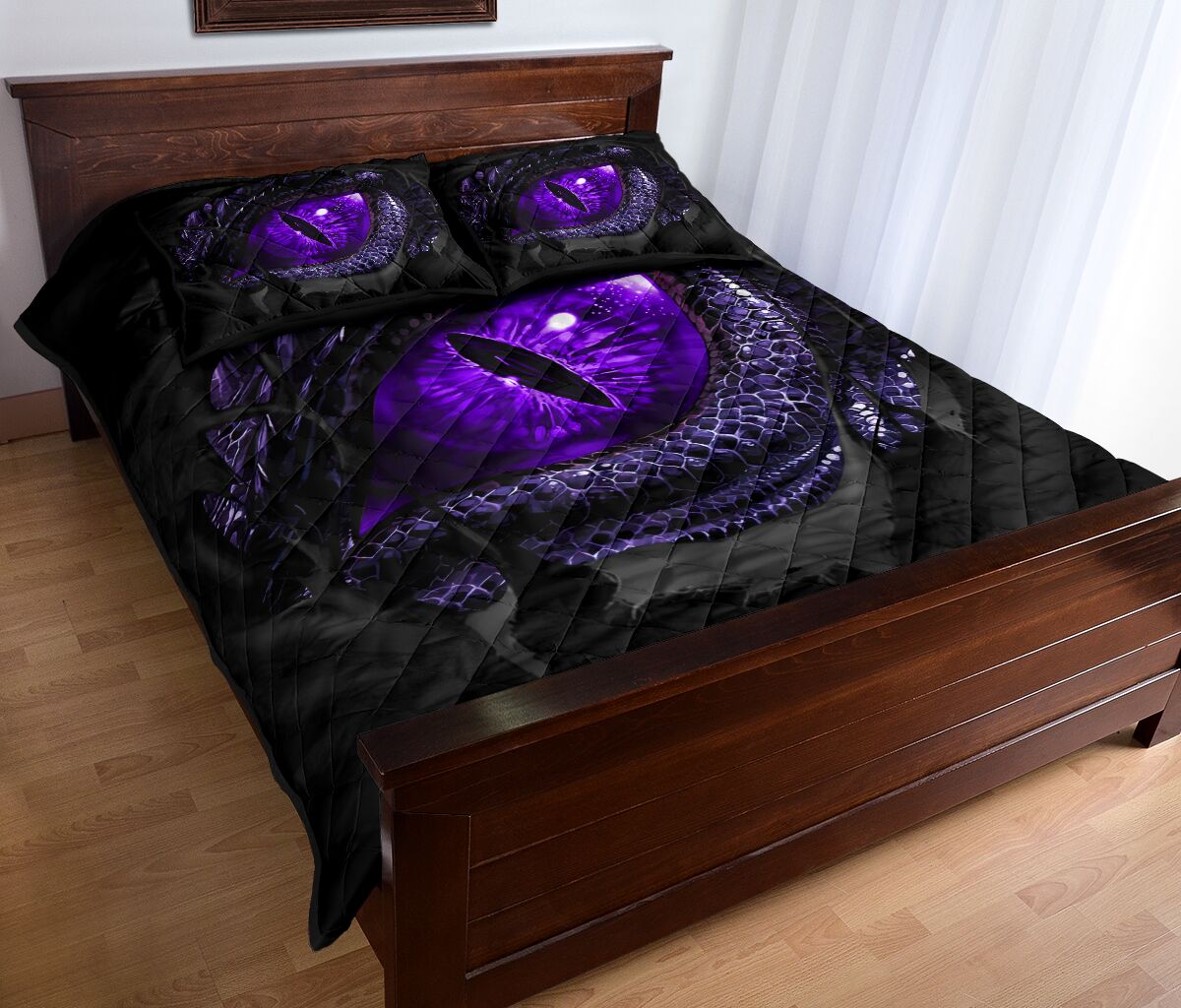 Dragon Eye Quilt Bed Set 7- Love Quilt Bedding Set