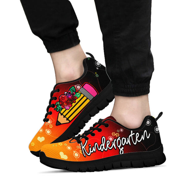 Kindergarten Pencil Flower Bro Sneakers, Runni- Love Sneakers