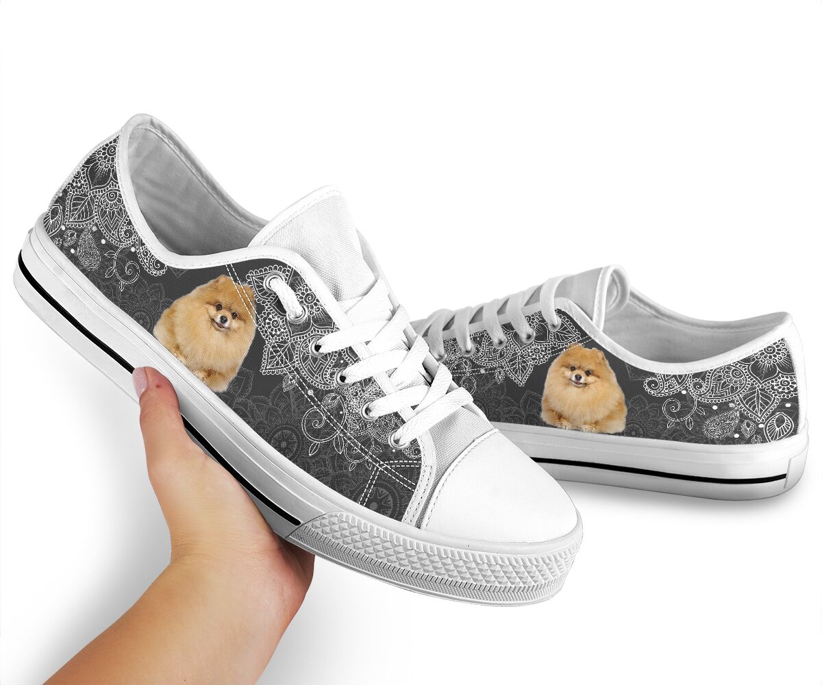 Pomeranian Mandala - Low TopShoe - Love Love Top Shoes
