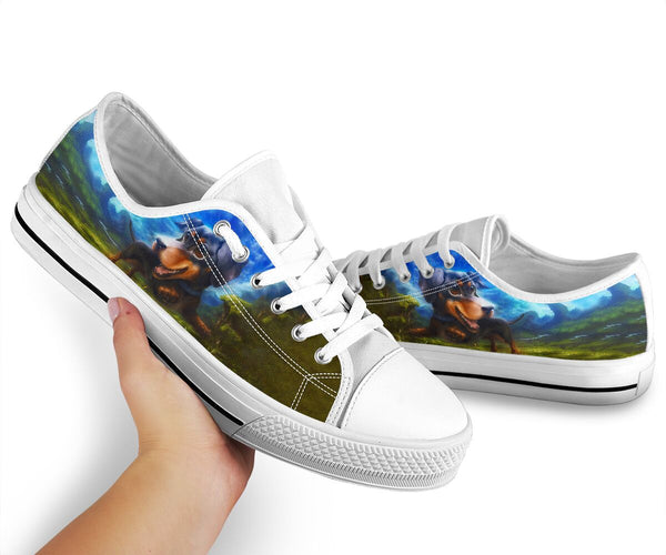 Dachshund Hangout - Low Top Shoe - Love Love Top Shoes
