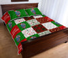 Owl Merry Christmas Pattern Style Quilt Bed Set - Love Quilt Bedding Set