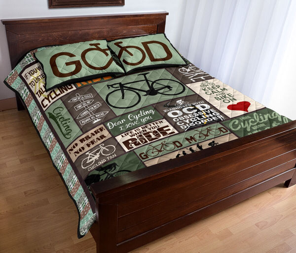Cycling Good - Bed Set- Love Quilt Bedding Set