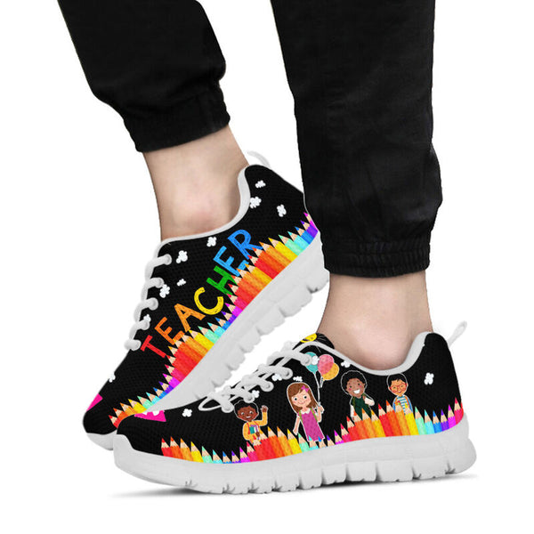Teacher Childcare Color Kd Sneakers, Running Shoes, Shoes For Women, Shoes For Men, Custom S- Love Sneakers