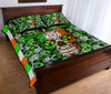 Saint Patricks Day Irish Skull Quilt Bed Set - Love Quilt Bedding Set