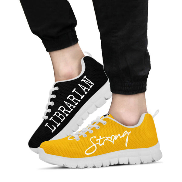Librarian Black Gold Kd Sneakers, Runni- Love Sneakers