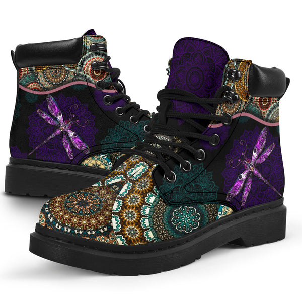 Dragonfly - Vintage Mandala Asboot Sky Kd - Love All Season Boots