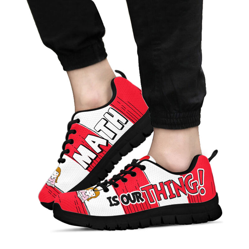 Math Is Our Thing Sneakers, Running Shoes, Shoes For Women, Shoes For Men, Custom Shoes, L- Love Sneakers