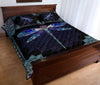 Dragonfly Quilt Bed Set 20 - Love Quilt Bedding Set