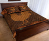 Chicken Leather Style Quilt Bed Set 301118