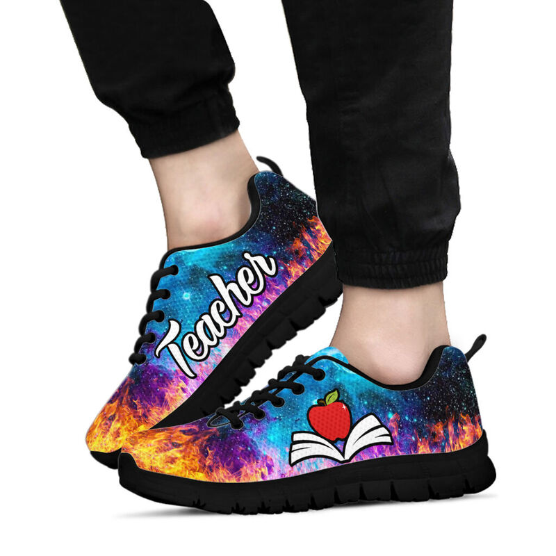 Teacher- Galaxy- Fire Kd Sneakers, Running Shoes, Shoes For Women, Shoes For Men, Custom Sh- Love Sneakers