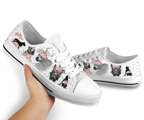 Dog - Pitbull - Low Top Shoe - Love Love Top Shoes