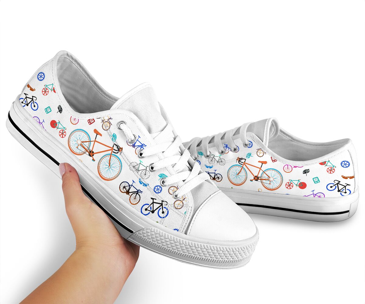 Cycling White - Low Tops Shoe - Love Love Top Shoes