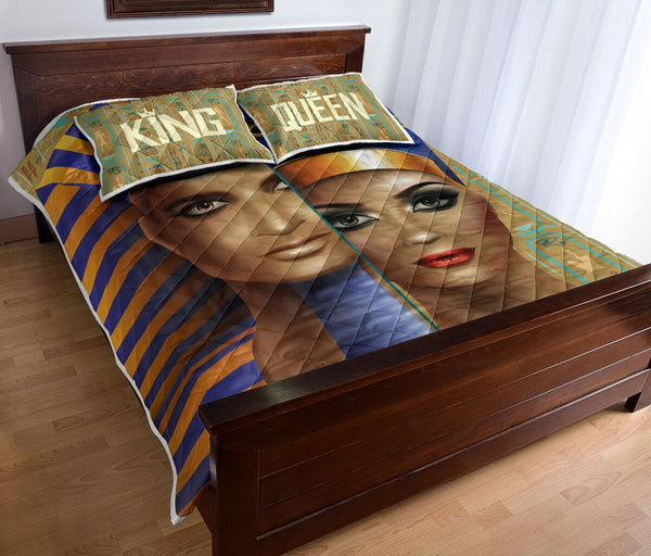 Egyptian King Queen - Bed Set - Love Quilt Bedding Set