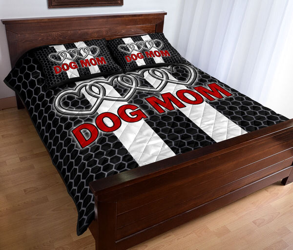 Dog Mom Heart - Bed Set - Love Quilt Bedding Set