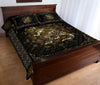 Dinosaur Gold Quilt Bed Set 7- Love Quilt Bedding Set