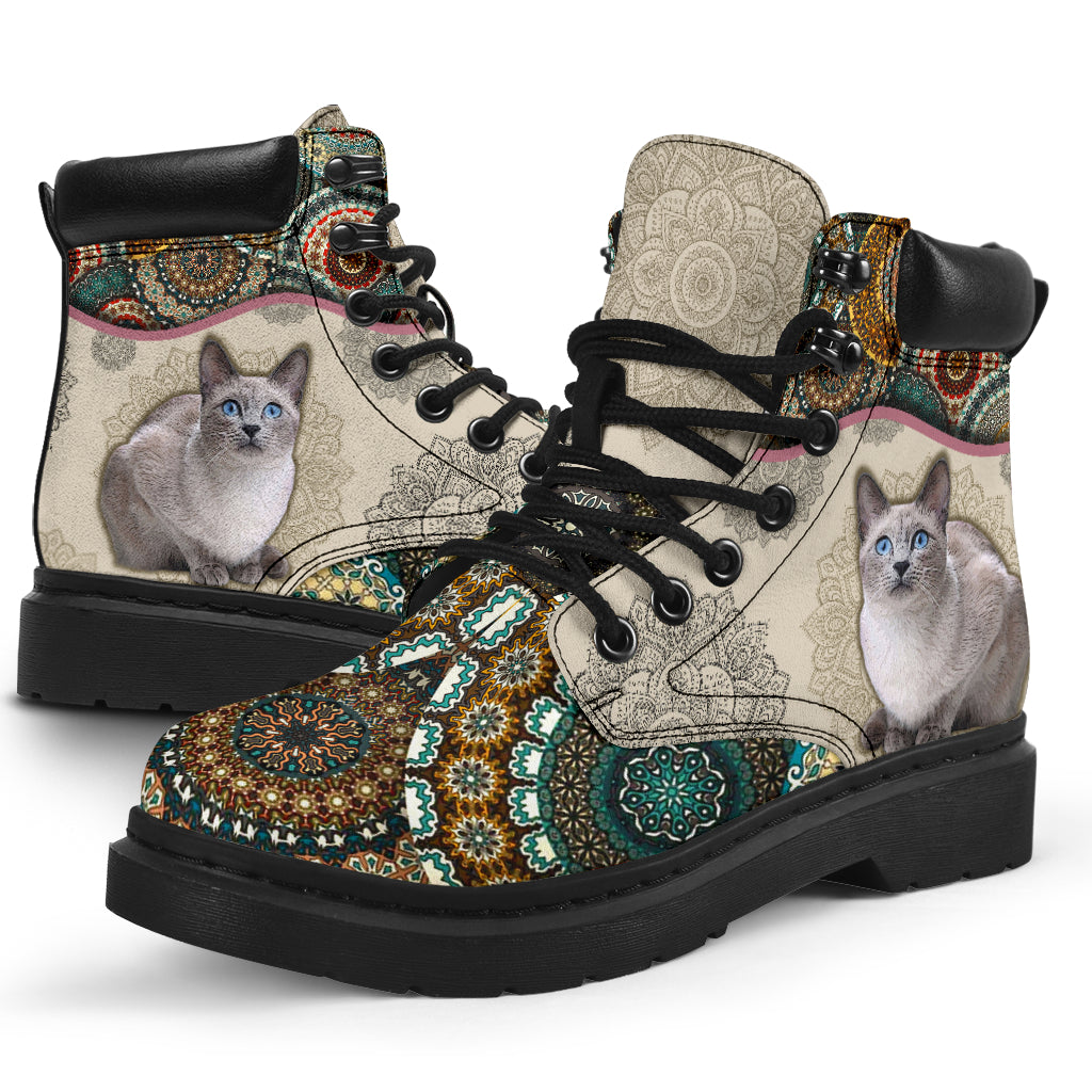 Blue Point Cat Vintage Mandala Asboot Sky Kd - Love All Season Boots