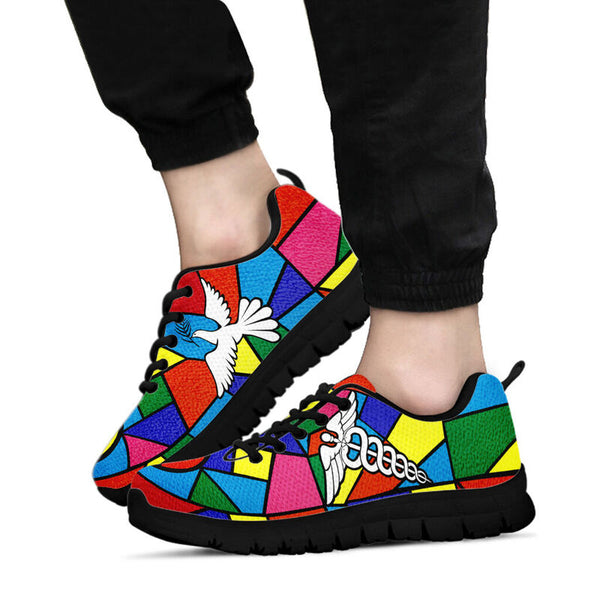 Nurse Peace Dove Gl Sneakers, Running Shoes, Shoes For Women, Shoes For Men, Custom Shoes, L- Love Sneakers