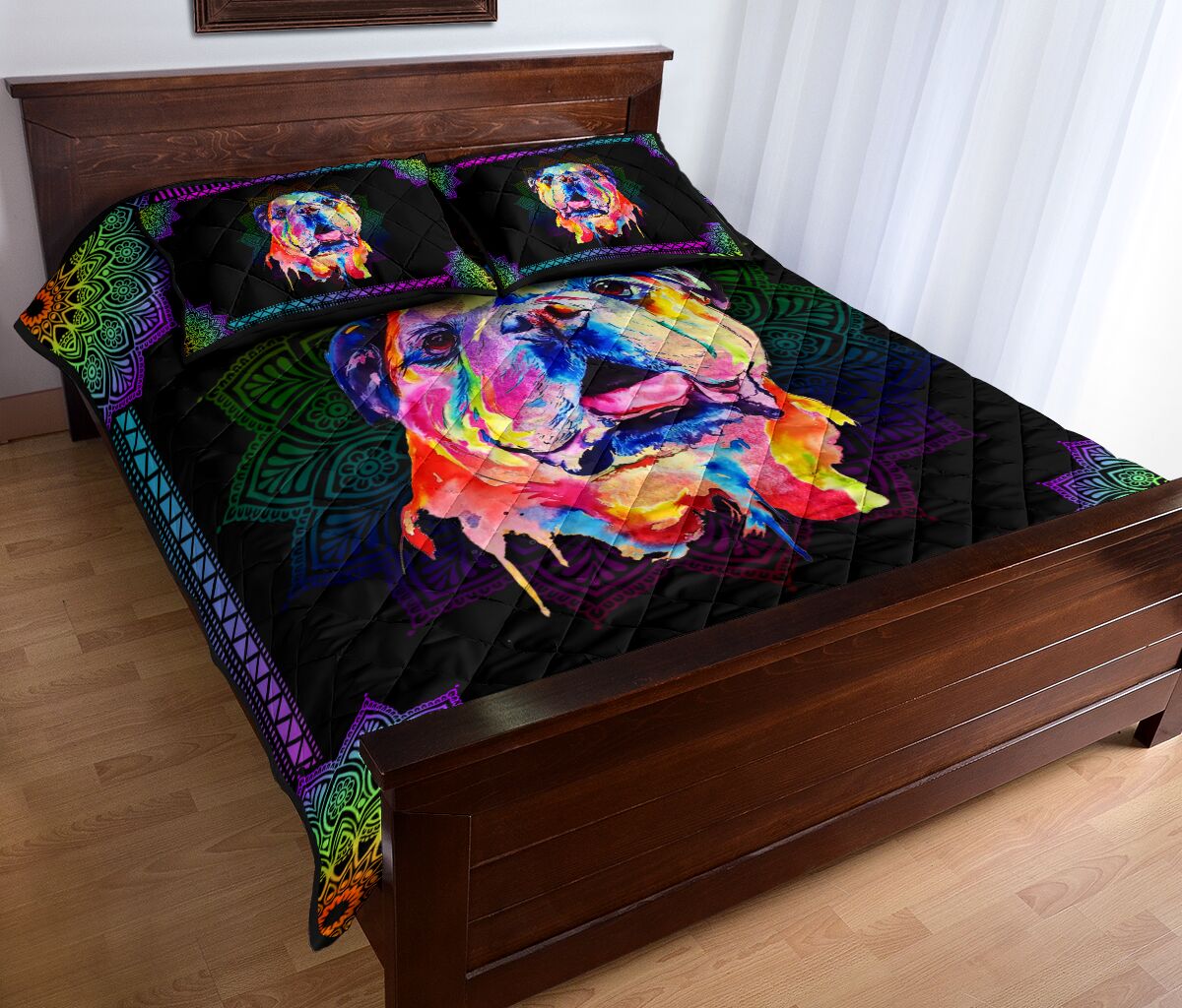 Quilt Bed Set - Bulldog 42 - Love Quilt Bedding Set