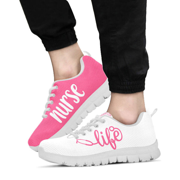 Nurse Life Shoes Sneakers, Running Shoes, Shoes For Women, Shoes For Men, Custom Shoes, L- Love Sneakers