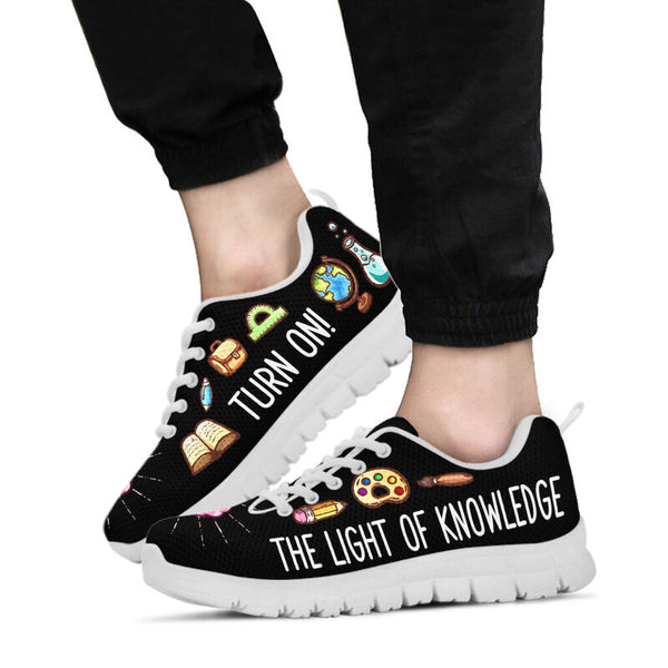 Turn On - The Light Of Knowledge Sneakers, Runni- Love Sneakers