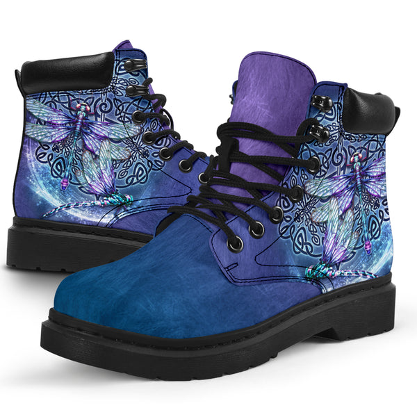 Dragonfly Celtic Knot Asboots - Lqt - Love All Season Boots