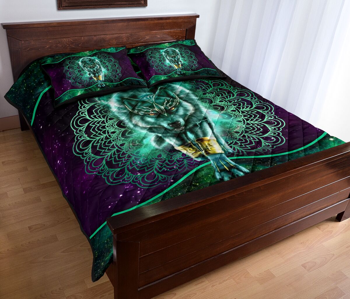 Quilt Bed Set - Wolf 67 - Love Quilt Bedding Set