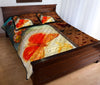 Butterfly Leather Style Quilt Bed Set - Love Quilt Bedding Set