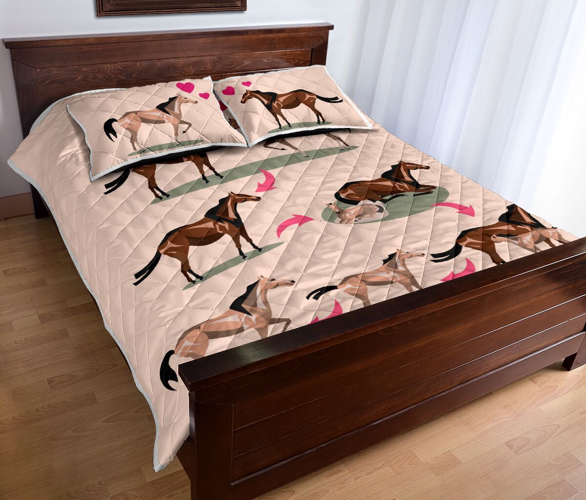 Horse Life With All Stages - Quilt Bed Set - Love Quilt Bedding Set