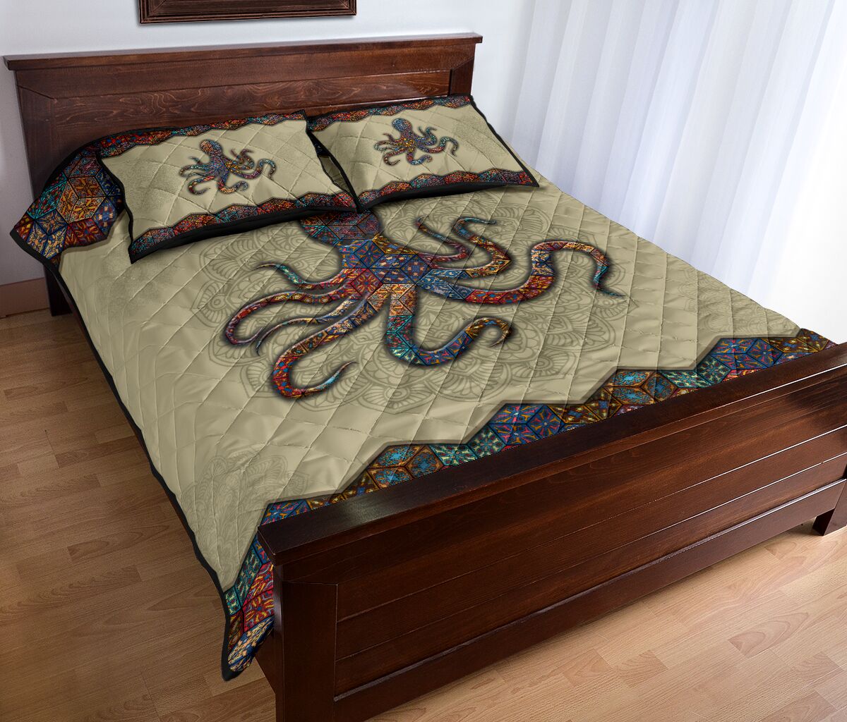 Quilt Bed Set - Mandala - Octopus 99 - Love Quilt Bedding Set