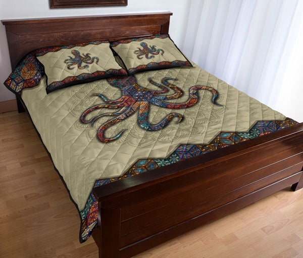 Quilt Bed Set - Mandala - Octopus 99 - Love Quilt Bedding Set