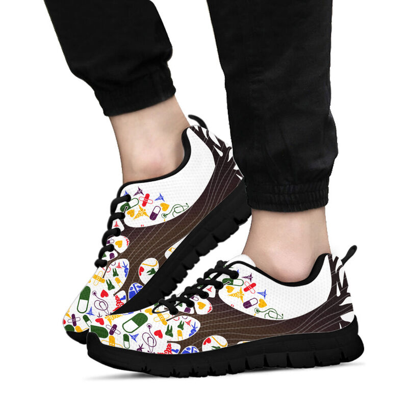 Nurse Tree Shoes Sneakers, Running Shoes, Shoes For Women, Shoes For Men, Custom Shoes, L- Love Sneakers