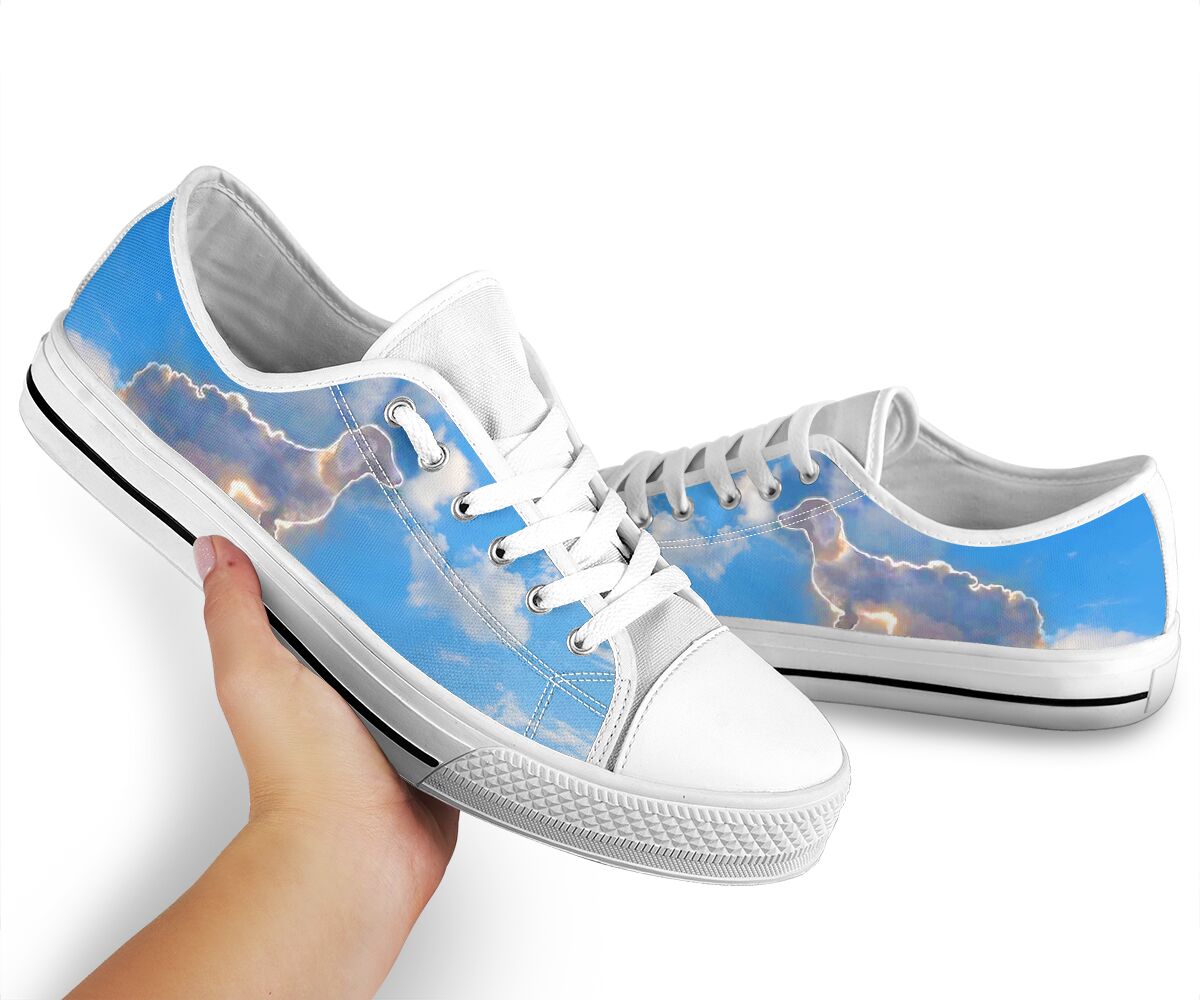 Dachshund Sky - Low Top Shoe - Love Love Top Shoes