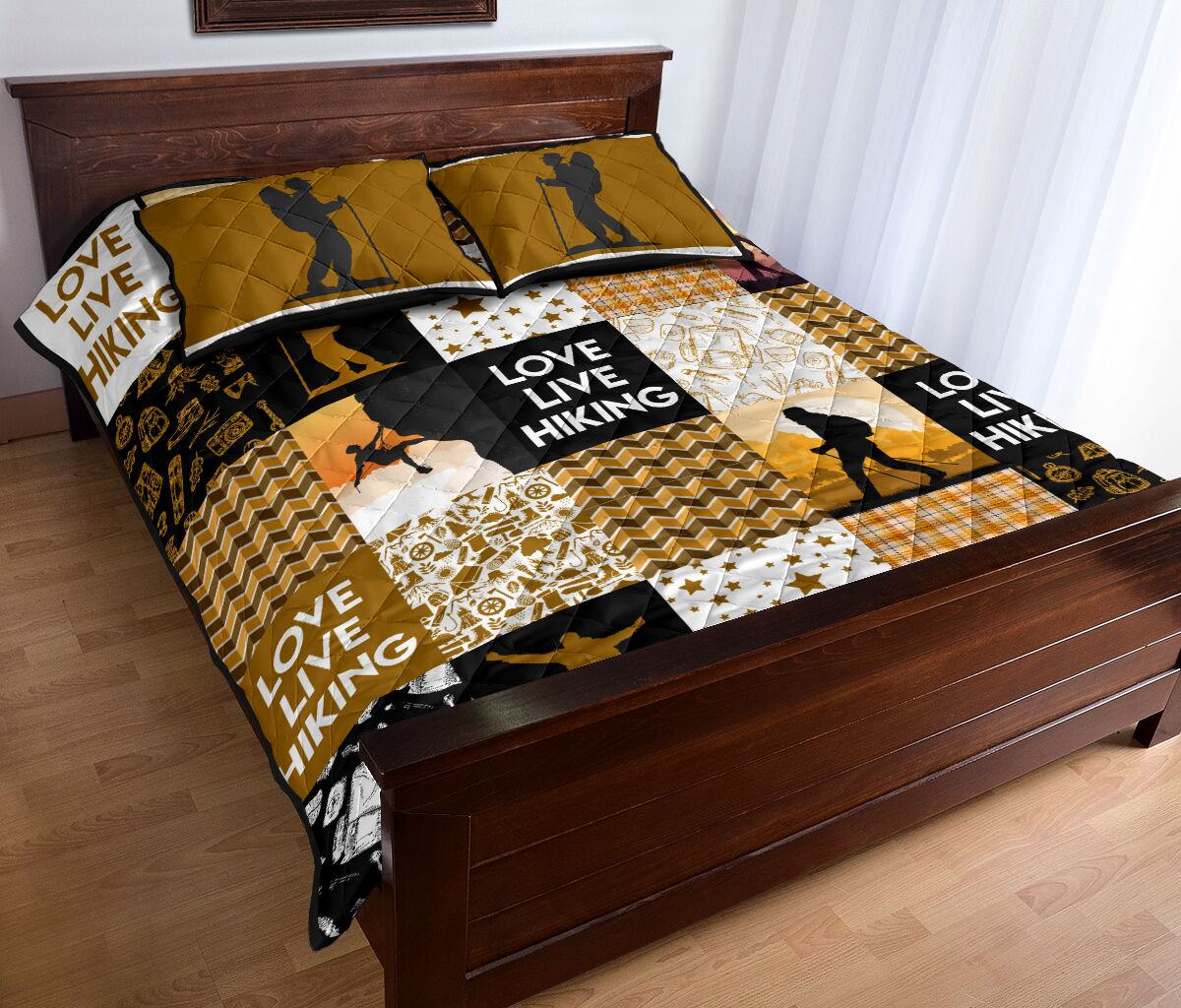 Quilt Bed Set - Hiking 84 - Love Quilt Bedding Set