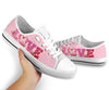 Pig Love Rose Pink Lowtop Shoes