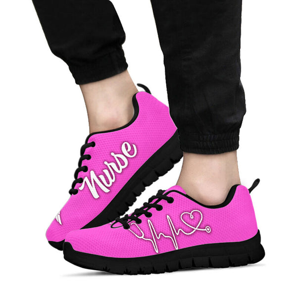 Nurse- Pink Kd Sneakers, Running Shoes, Shoes For Women, Shoes For Men, Custom Shoes, L- Love Sneakers