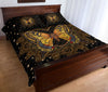 Butterfly Mandala Gold Art Style Quilt Bed Set - Love Quilt Bedding Set