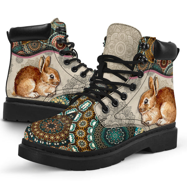 Rabbit - Vintage Mandala Asboot Sky - Love All Season Boots