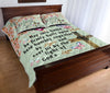 May This Home Be Quotes Cross Butterfly Quilt Bed Set - Love Quilt Bedding Set