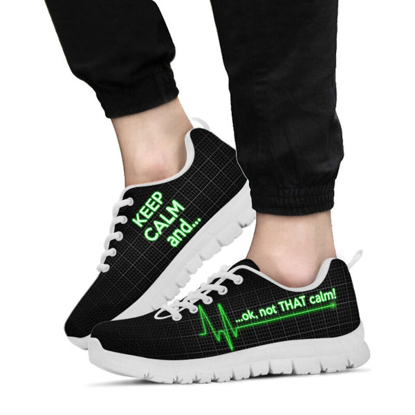 Keep Calm And Shoes Sneakers, Running Shoes, Shoes For Women, Shoes For Men, Custom Shoes, L- Love Sneakers