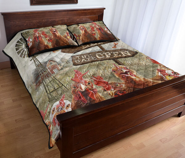 Quilt Bed Set - Farming - Chicken 27 - Love Quilt Bedding Set