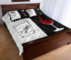 Am Pm Coffe Wine Hobbies Black And White Style Quilt Bed Set - Love Quilt Bedding Set