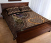 Dinosaur Animal Leather Quilt Bed Set - Love Quilt Bedding Set