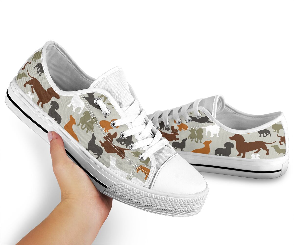 Dachshund Low Top Shoe - Love Love Top Shoes