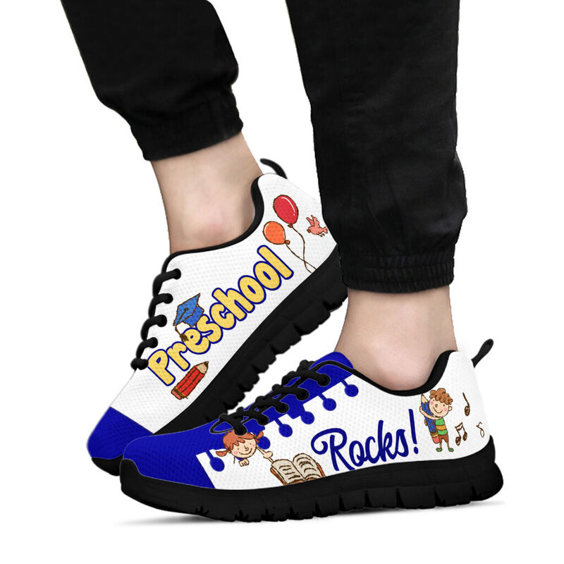 Preschool Rocks Navy White Kd Sneakers, Running Shoes, Shoes For Women, Shoes For Men, Cust- Love Sneakers