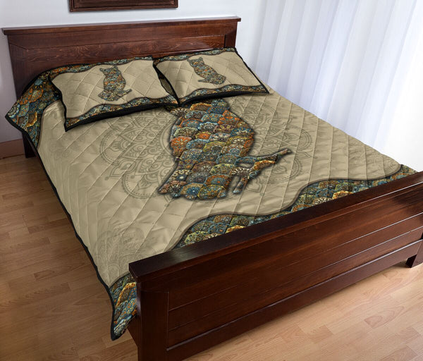 Quilt Bed Set - Owl - Mandala 64 - Love Quilt Bedding Set