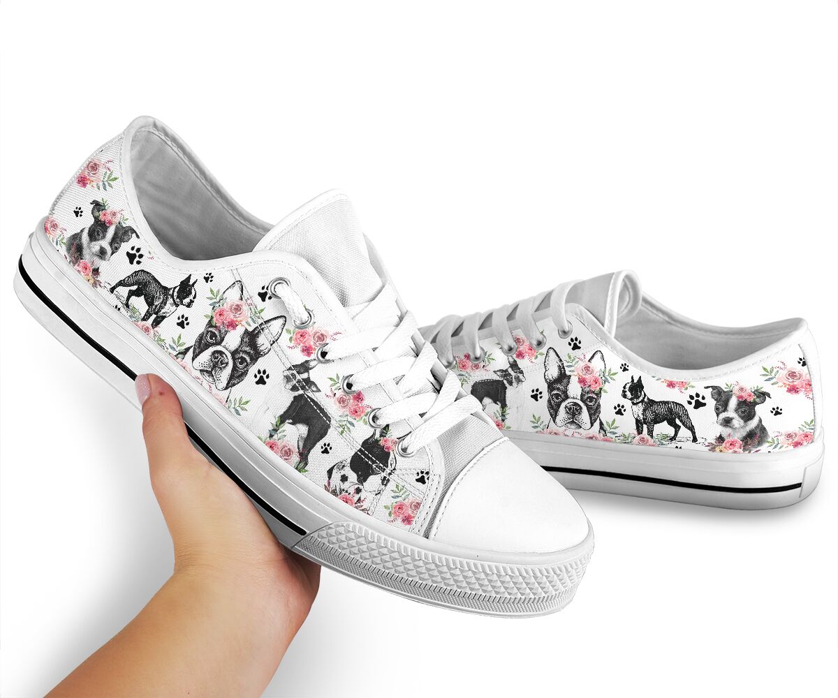 Low Top - Boston Terrier Shoe - Love Love Top Shoes