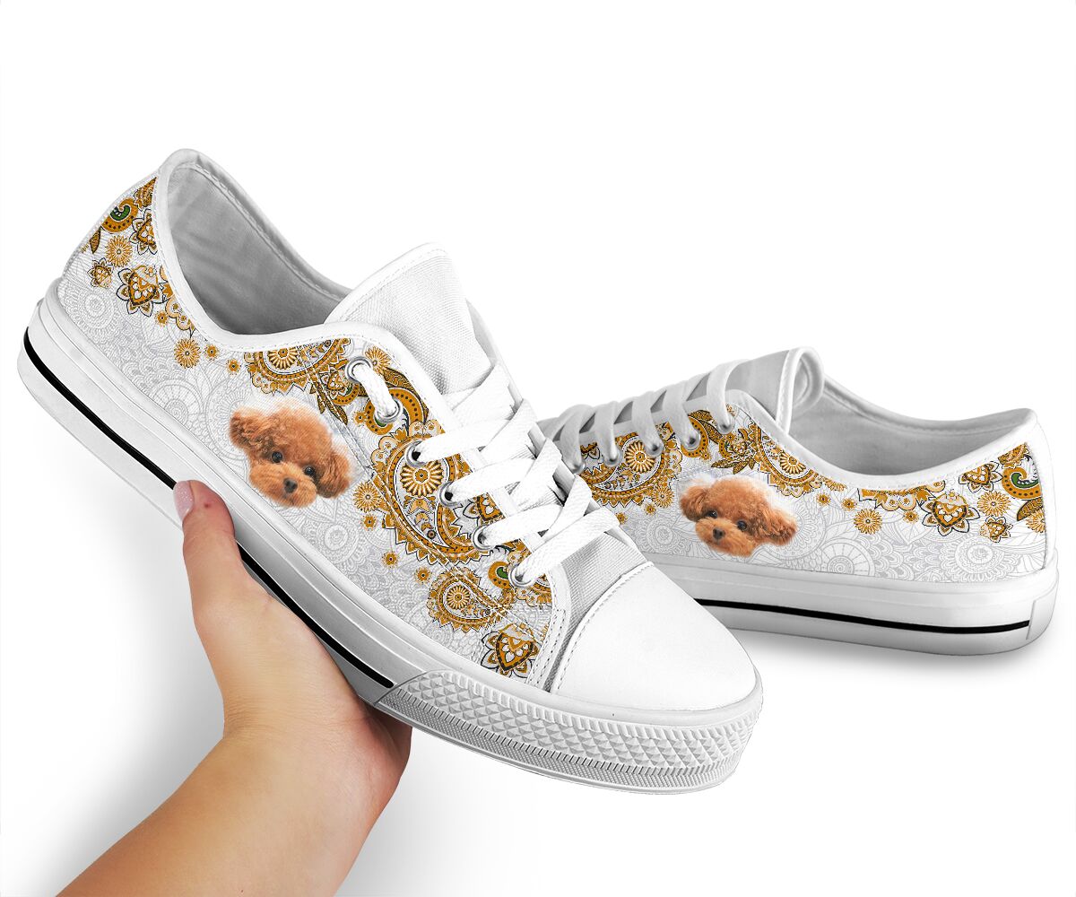 Poodle Low Top Shoe - Love Love Top Shoes