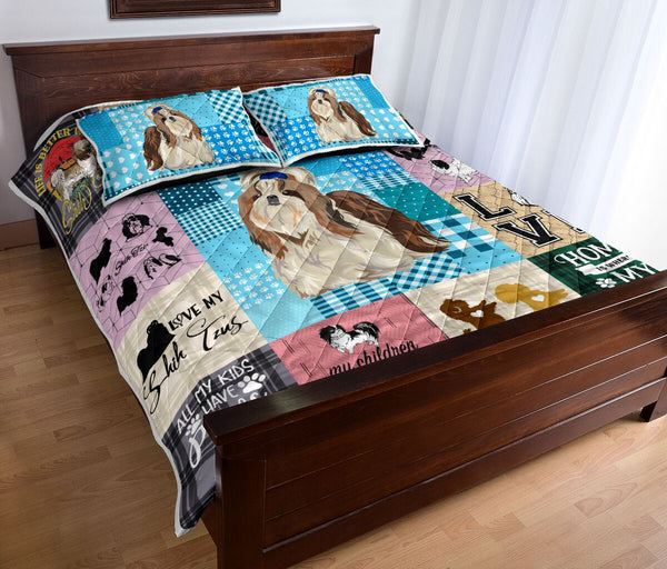Shih Tzu Caro - Quilt Bed Set - Love Quilt Bedding Set